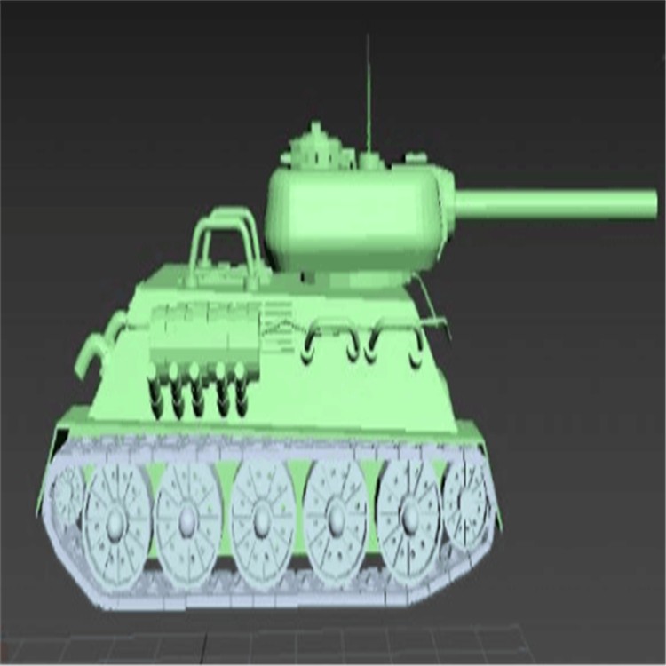 平坝充气军用坦克模型